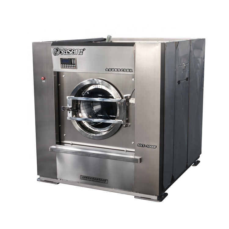 50 kg industrielle automatische Waschmaschine mit Dampf- oder Stromheizung 1,5-15 kW