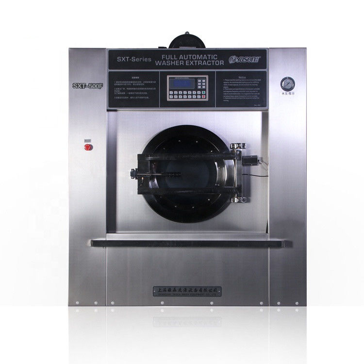 50 kg industrielle automatische Waschmaschine mit Dampf- oder Stromheizung 1,5-15 kW