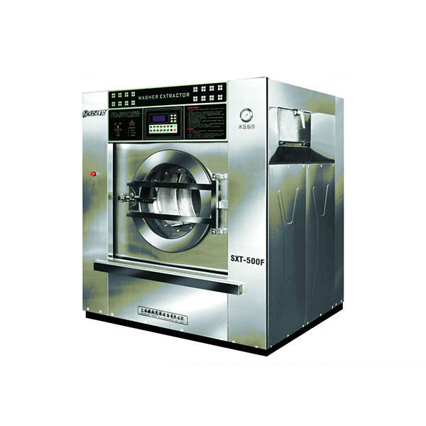 50 kg industrielle automatische Waschmaschine mit Dampf- oder Stromheizung 1,5-15 kW