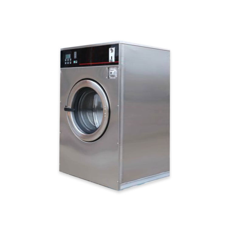 Vollautomatische Waschmaschine aus Edelstahl mit 15 kg Karten-/Münzbetrieb für Waschmaschinen